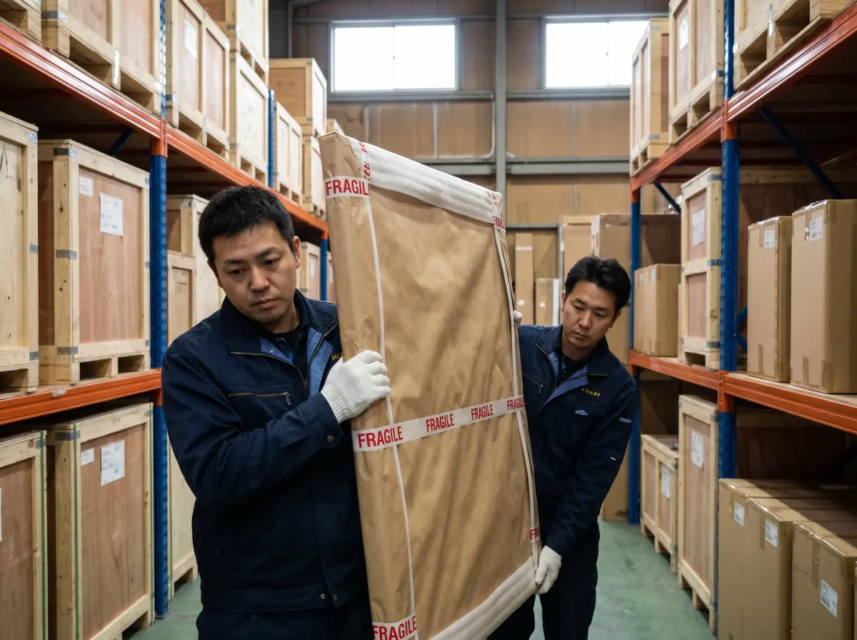 GM Ground Logistics shipment: White-glove team handling