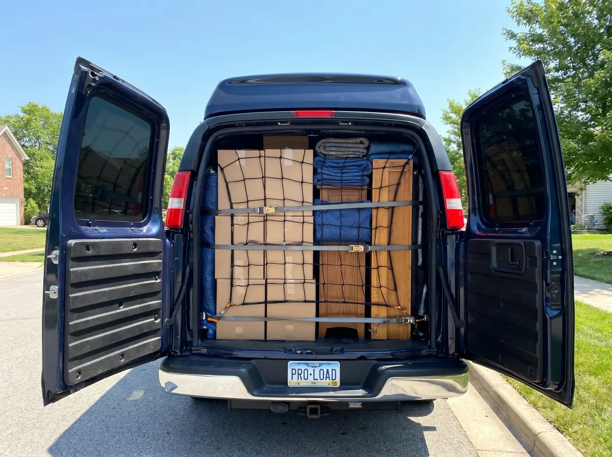 GM Ground Logistics shipment: Secured, strapped, door to door